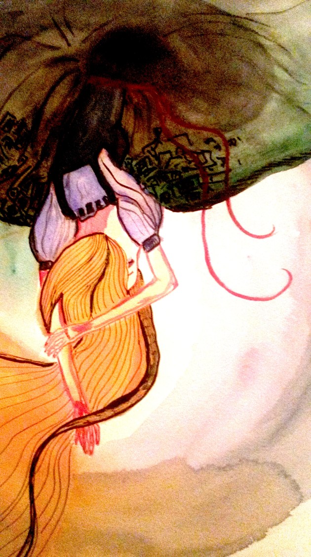 gonna lunga bidimensionale